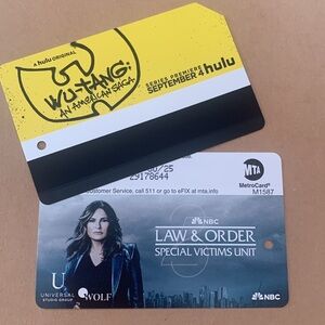 COPY - Wu tang & Law & Order Metrocard card SVU nyc 25th Anniversary New York M…
